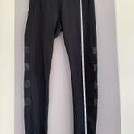 X By Gottex Black Mesh Side Panel Leggings Photo 2