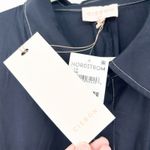 NWT Ciebon Womens Nautical Summer Josette Belted Midi Shirtdress Size 1X Navy Blue Photo 5