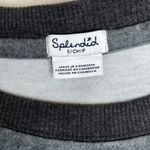 Splendid Women's Leaf Camo Crewneck Sweatshirt Gray Size S Casual Long Sleeve Photo 8