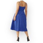 La Maison Talulah Sorrento Midi Dress Women's XS Blue Polka Dot Strappy A Photo 9