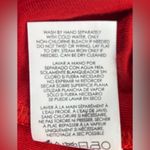 CAbi  S Scoop Neck Long Sleeved Vibrant Red Top Photo 5