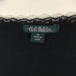 Wild Fable black baby tee with lace neckline Photo 4