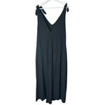 Farm Rio  Black Wide Leg Cropped Jumpsuit Medium Photo 5