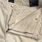 J Crew Factory Curvy essential straight white jean in all Photo 6