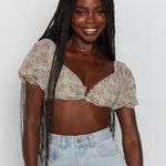 Beginning Boutique  Irina Cropped blouse Photo 4