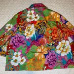 Coldwater Creek PXL  Floral Multicolored  Blazer  Like New Photo 1