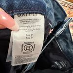 Athleta SCULPTEK STRETCHY DENIM BLUE FLARE JEANS 14P Photo 5