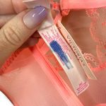 Victoria's Secret NWT Coral Pink Rhinestone Lace Mesh Basque Push-Up Lingerie Photo 7