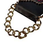 Paparazzi  Material Girl Gold Bracelet Rhinestone Layered Chunky Chain Gold Tone Photo 2