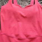 All In Motion  Brushed & Sculpted Rib Sports Short Bodysuit, Size S coral color. Photo 4