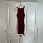 Lulus Bodycon Burgundy Purple Pink Dress Midi Photo 3