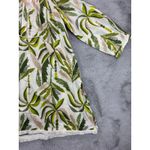 True Destiny NWT True Destinations Women's M Palm Print 3/4 Sleeve‎ Tassel Fringe Tunic Dress Photo 6