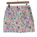 Wild Fable NWT Mini Skirt Womens S Pink Floral Stretch 70s Kawaii Colorful Girly Photo 2