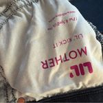 MOTHER Lil Kick It High Waist Straight Leg Jeans In I put A Spell On You Size 29 Blue Photo 6