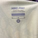 Nike  Pro Half Zip Pullover Womens Medium Yellow Blue Lace Hyperwarm‎ Long Sleeve Photo 6