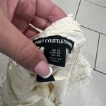 Pretty Little Thing Cream Distressed Texture Bralet Detail Romper Photo 3