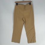 Chico's Classic Stretch Tank Khaki High Rise Pull On Straight Leg Crop Pants 4 Photo 5