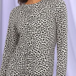 Victoria's Secret Women's XL Leopard Print Pajama Set Long Sleeve Photo 0
