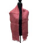 Vintage Burnt Orange Color Bloomingdale's Mohair & Wool Scarf Made in Scotland Photo 1