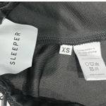 Sleeper  Black Sparkle Glitter High Waist Stretchy Wide Flare Pants sz XS NEW Tag Photo 2