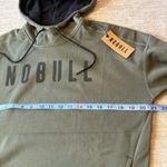 Nobull NWT Olive Green Hoodie Sweatshirt XS Just The Horns Logo Photo 5