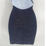 Midnight Doll Bodycon Party Dress Sz 0 Y2K Glam New Years Shimmer Strappy Club Photo 8