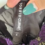 Torrid  Curve Black Sheer Nightie Babydoll Dark Romantic Whimsigoth Adjustable 4X Photo 8