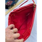 Vintage red faux leather Holiday Fair Inc crossbody bag Photo 3