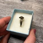 Touchstone Crystal by swarovski Sonoma rose gold bronze halo jewelry ring size 6 Pink Photo 2