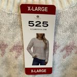 525 America : NWT Chalk Conbo Houndstooth Sweater- Pink Sparkle- XL Photo 2