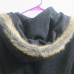 Preston & York  women's wool hooded jacket in black size 8. Photo 5