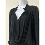 Current Air Aurelie Pleated Dress Black EUC Size M Photo 3