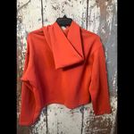 Uniqlo NWOT orange crop hoodie, size Medium Photo 3