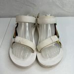 Teva Size 7 Sandals Original Universal Pride White Rainbow 1125890 Adjustable Photo 4