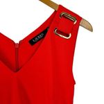 Lauren Ralph Lauren Black Label Jersey Sleeveless Faux Wrap Skirt Midi Dress SP Red Size undefined Photo 3