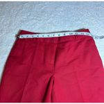 Kate Spade NWOT  Jackie Bow Lacquer Red Straight Leg‎ Cropped Trouser Pants Photo 6