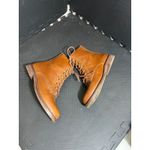 Madewell  The Kellie‎ Lace-Up Boot in Dried Maple Leather Shoes Womens Size 6 Photo 3