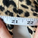 ZARA Animal Print Button Lapel Bow Blouse Photo 5