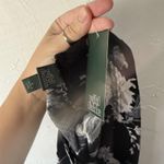 Wild Fable  Skirt New S Black Floral Button Front High Waist Whimsigoth Witchy‎ Photo 7