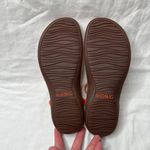 Vionic Womens Miami Orange Thong T-Strap Sandals Size 6.5 Gold Accent Photo 9