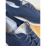 Cole Haan Zerogrand Wingtip Knit Oxford Shoes Casual Navy Blue 8B Stitchlite Photo 5