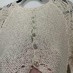 Altar'd State Cream Crochet Tunic Sweater/Mini Dress, size
M/L Photo 7