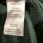 Calvin Klein Women's Sz: S Dark Green Balloon Sleeve Ribbed Sweater Dress. Photo 6