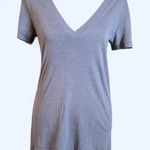 Victoria's Secret grey  PINK V-neck short sleeve top Size Small Photo 0