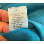 CP Shades Teton Tunic Dress Sz MED Turquoise Boho Lagenlook Long 100% Linen Photo 6