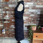 ZARA  Woman pencil lace tube dress dark blue Size L Photo 5