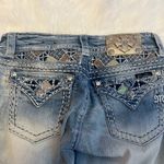 Miss Me Women’s  light wash cuff Capri pants jeans. Size 28 Photo 1