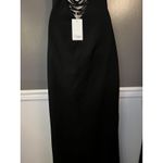 Likely  Zona Gown Dress Womens 6 Black Strappy Maxi Formal Evening Slit NWT Photo 6