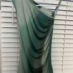 Pretty Little Thing Green Asymmetrical Top Photo 0