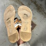 Dolce Vita Pais Snakeskin Strappy Wedge Sandals in Tan Ivory Shoes Slides Size 6 Photo 3